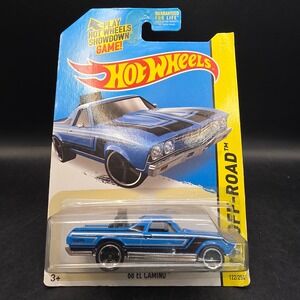 Hot Wheels 68 El Camino Blue Off-Road 2015 HW Hot Trucks 122/250